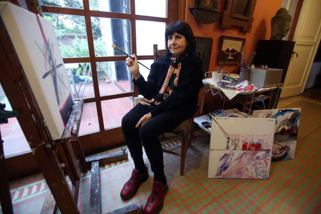 Roser Bru, la adolescente de Winnipeg que pintó Chile |  Cultura