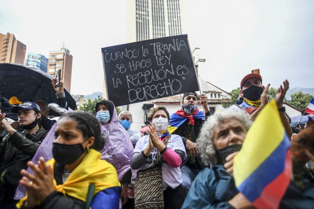 Protestas en Colombia: un mundo paralelo con una apuesta arriesgada |  Opinión