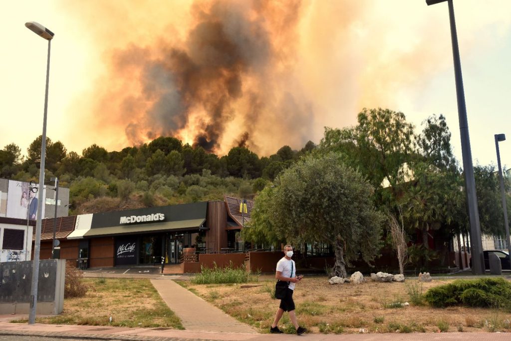 Incendio forestal quema 152 hectáreas cerca de dos urbanizaciones de Barcelona |  Cataluña
