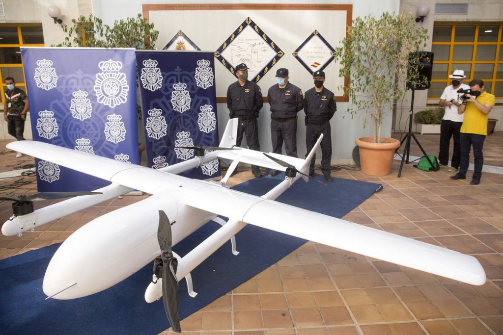 Policía incauta el dron más grande dedicado al transporte de drogas en Málaga |  España