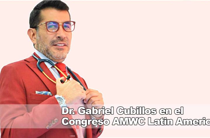 Dr Gabriel Cubillos en el congreso AMWC octubre 2023